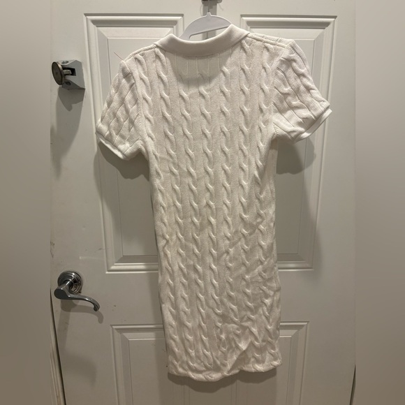 Polo Ralph Lauren Skinny Fit Cable Cotton Polo Dress - Picture 3 of 4